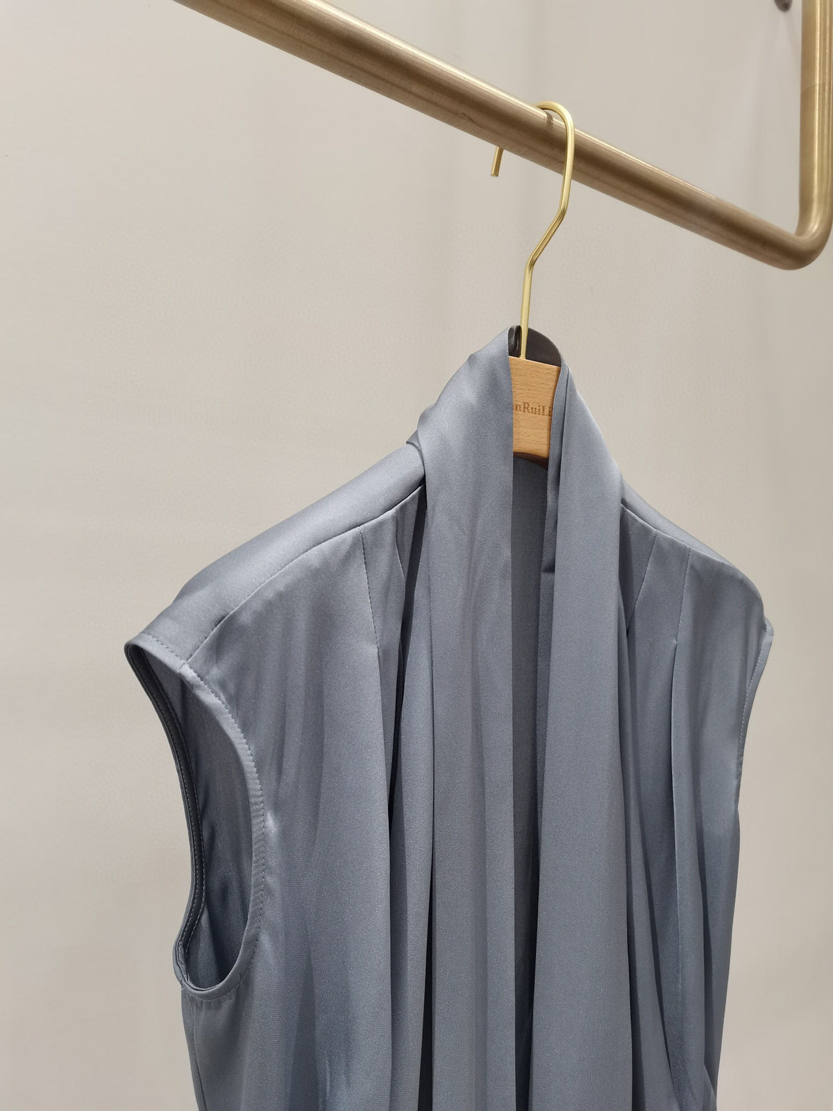 V-Neck Wrap Tie Waist Silk Shirt | Premium Women's Blouse