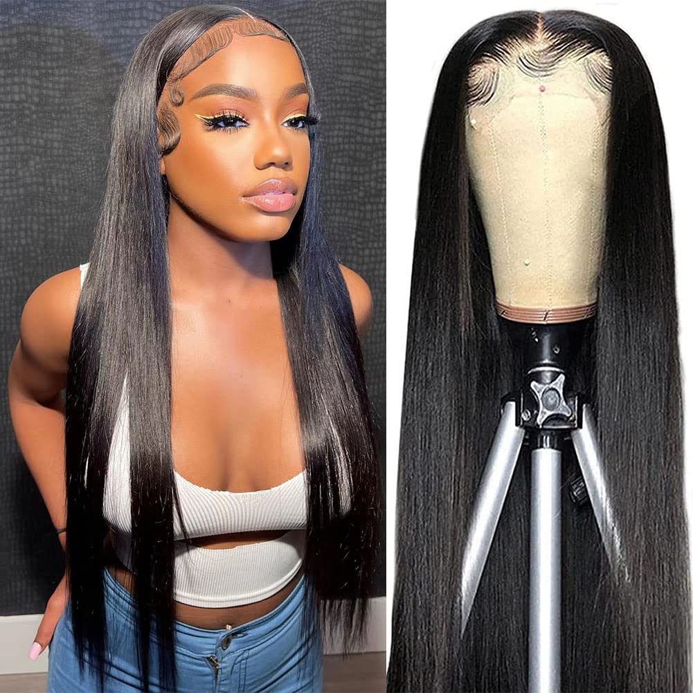 Human Hair HD Lace Front Wig - Hand-Woven 13x4 Lace Wig
