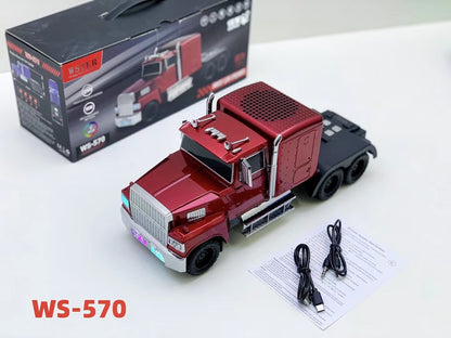 Retro Car Model Wireless Bluetooth Speaker - 15W Portable Audio with Call Function