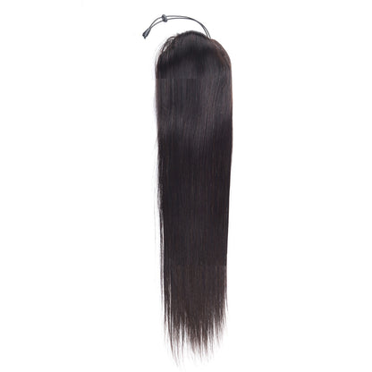 Drawstring Straight Hair Wig Ponytail - Real Human Hair Braids Extension