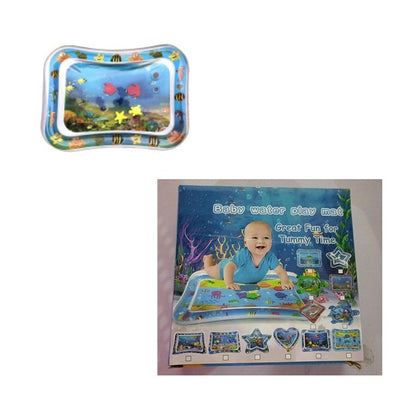 Baby Inflatable Water Play Mat - Tummy Time Activity Pad for Infants