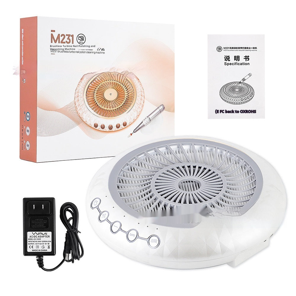 Nail Dust Remover - Low Noise Turbofan Nail Drill Vacuum Cleaner