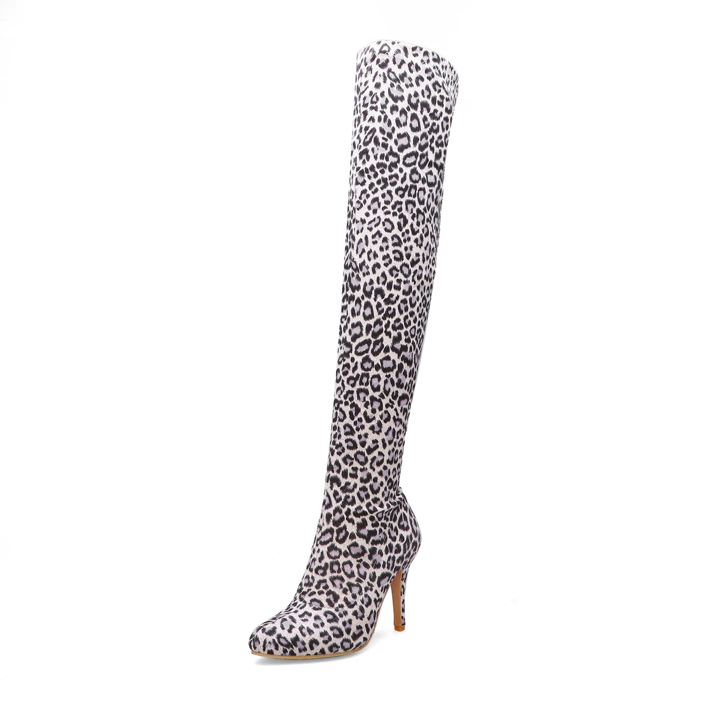 Women's Over-the-Knee Stiletto Boots - Pointed Toe High Heel Fashion Boots