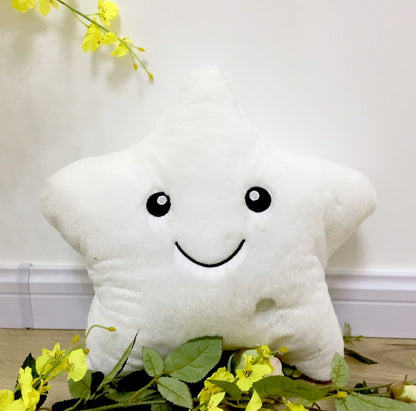 LED Light-Up Plush Star Cushion Pillow Toy | 41cm Soft Stuffed Gift for Kids