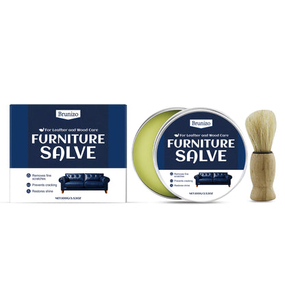 Professional Leather Furniture Care Kit with Conditioning Agent & Brush