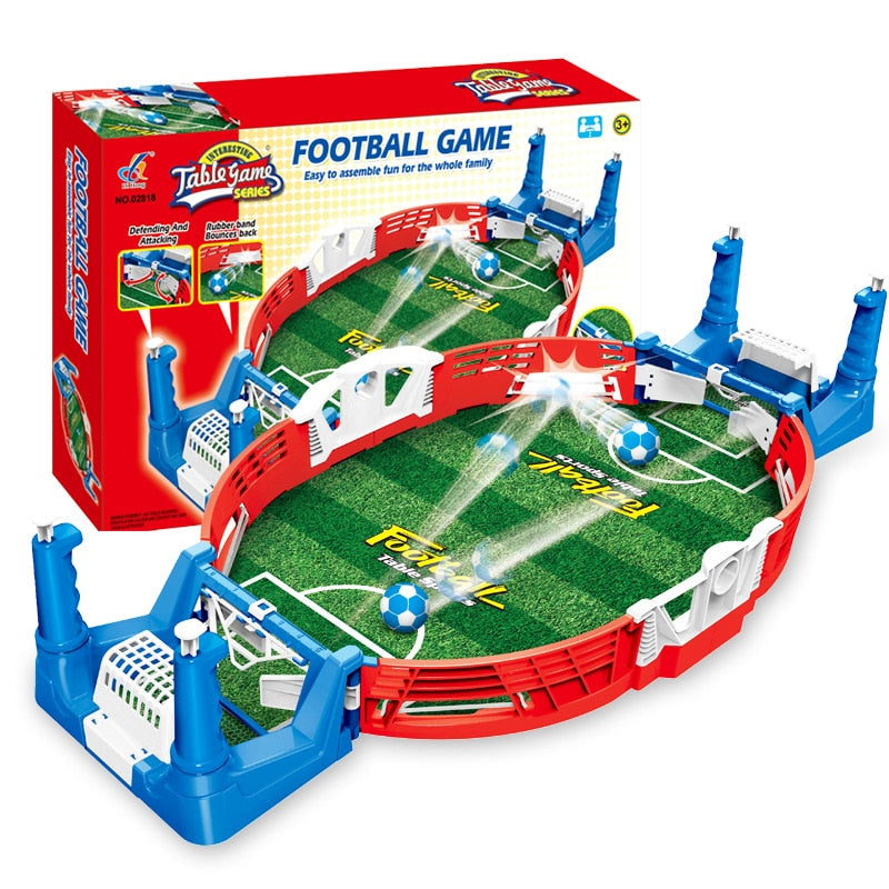 Mini Tabletop Football Game - Portable Soccer Board for Kids & Family Fun