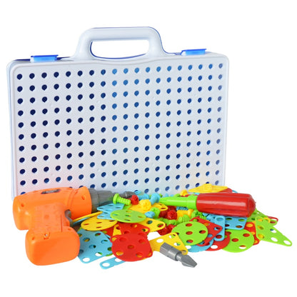 Creative Drill & Screw Building Blocks Set - Educational STEM Toy for Kids 3+