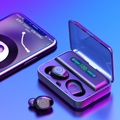 Bluetooth 5.0 Wireless Earbuds with 2000mAh Power Bank Charging Case