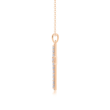 Moissanite Necklace Pendant Set - S925 Silver with Platinum Plated Gold in 3 Colors