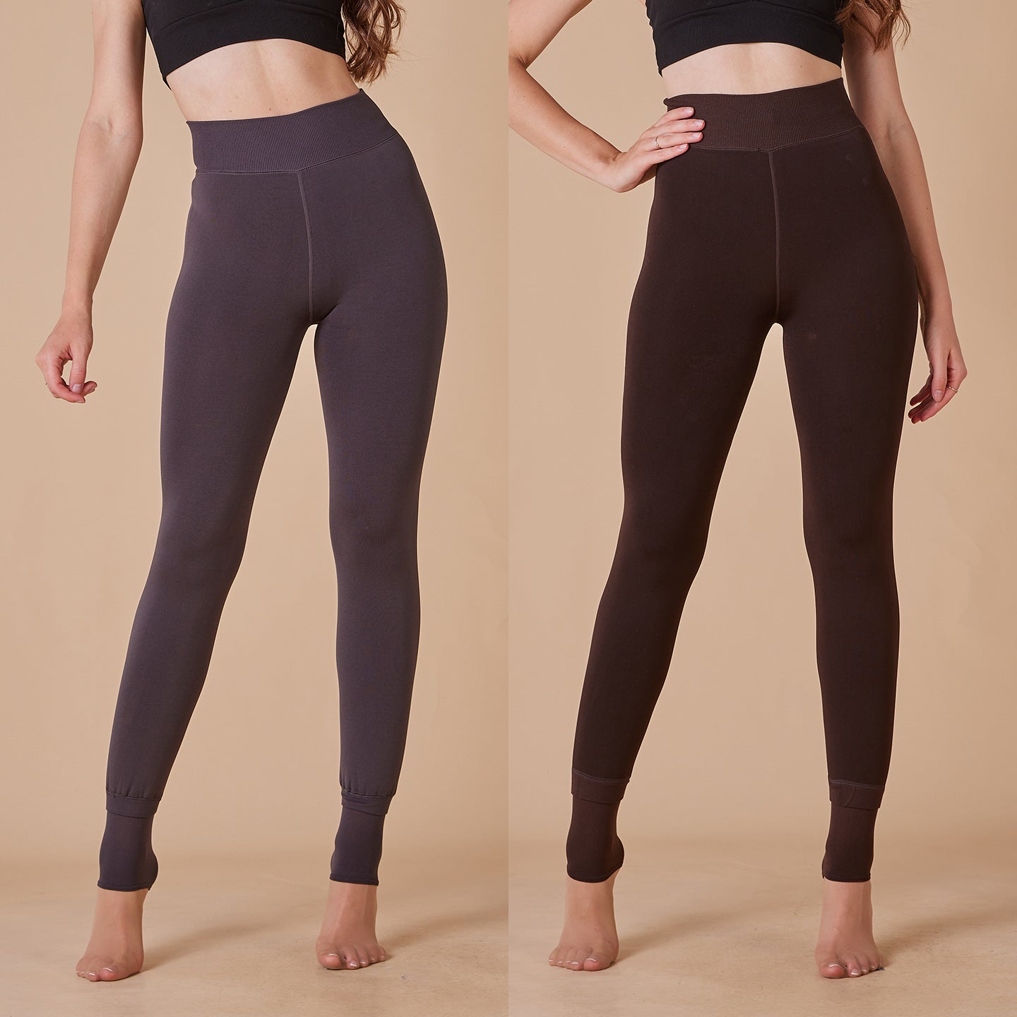 Extra Large Fur-Lined Thick Leggings - Warm Boot Pants for Women