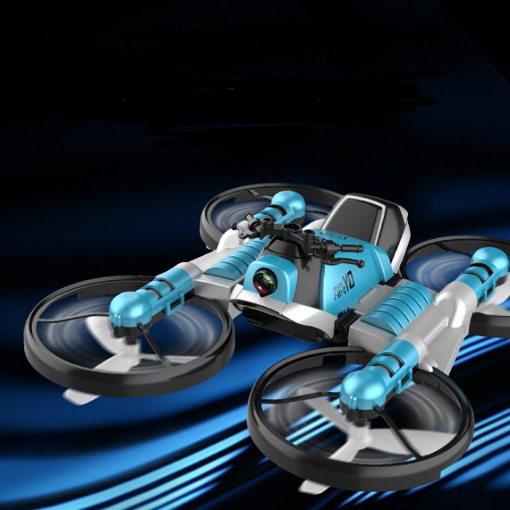 2-in-1 Foldable RC Drone & Motorcycle with WiFi FPV Camera