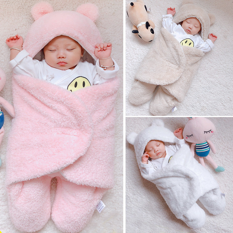Baby Sleeping Bag - Winter Swaddle Blanket for Newborns 0-9 Months
