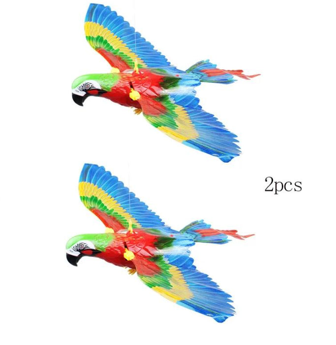 Interactive Cat Bird Toy - Hanging Rotating Pet Toy for Cats and Kittens