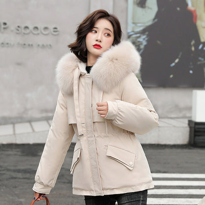 Women's Warm Padded Short Jacket - Fashion Polyester Coat