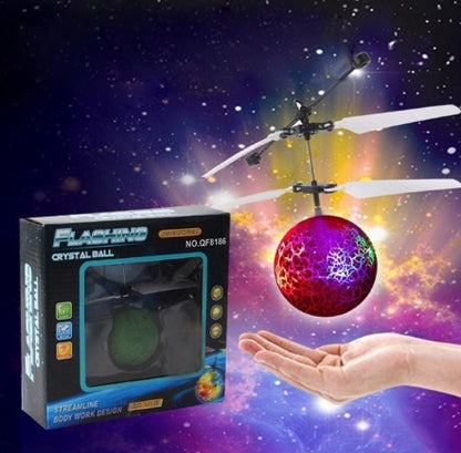 LED Infrared Induction Flying Ball Toy - Magic Hover Ball with USB Charging