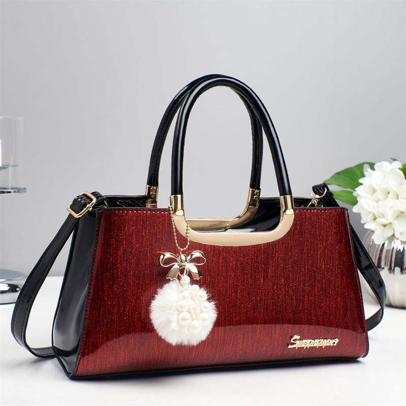 Hollow Out Envelope Crossbody Bag - Waterproof PU Leather Handbag