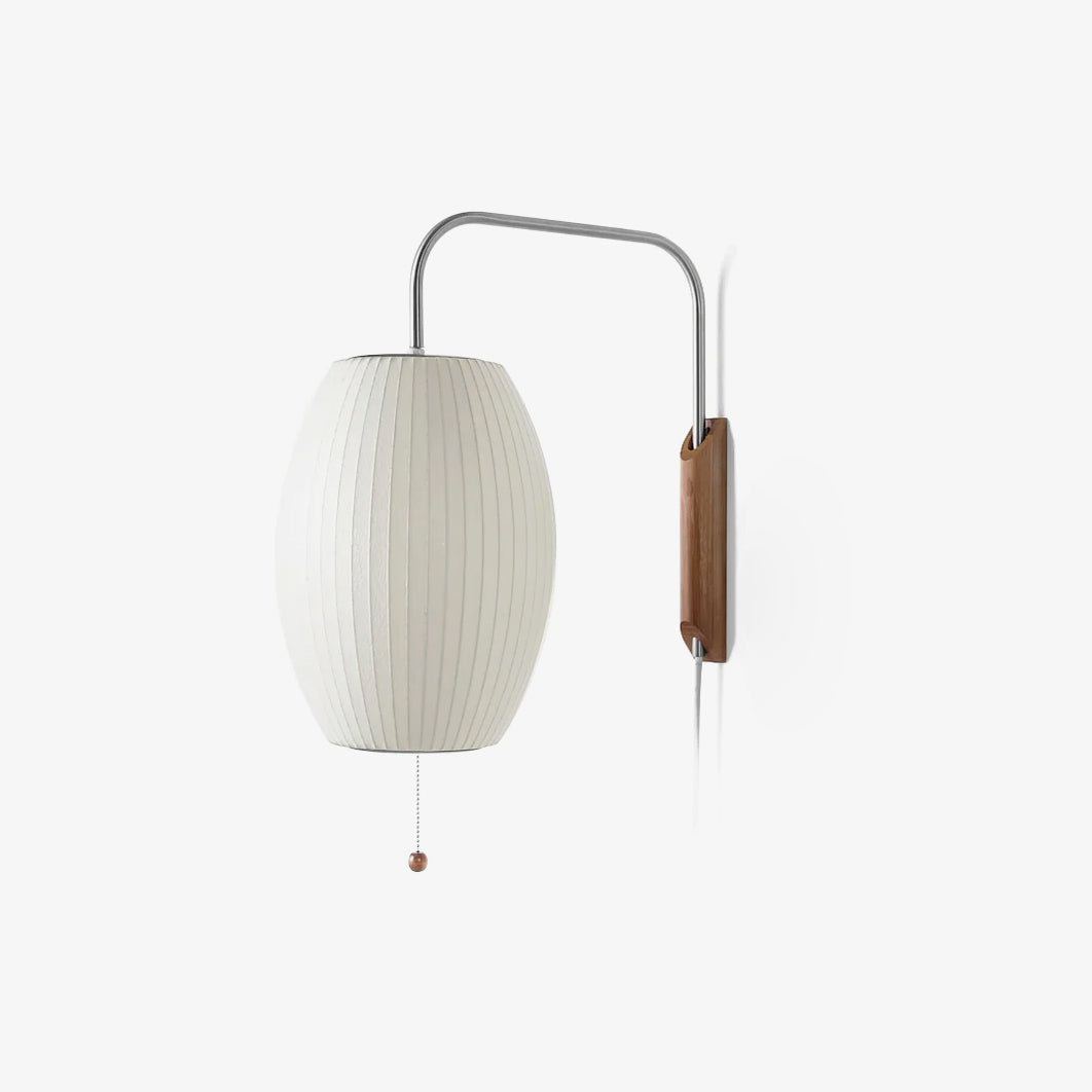 Artistic Silk Wall Sconce - Bedroom & Study Lamp