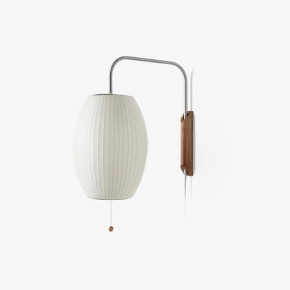 Artistic Silk Wall Sconce - Bedroom & Study Lamp