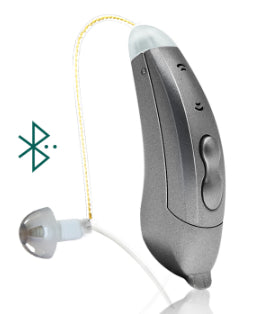 Wireless Bluetooth RIC Hearing Aid with Noise Canceling Technology