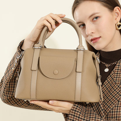 Women's Genuine Leather Crossbody Bag - Versatile Fashion Handbag with Adjustable Strap