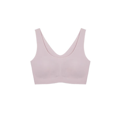Women's Seamless Triangle Cup Underwire Bra - A B C Cup Detachable Straps