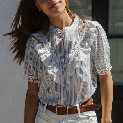 Women's Korean-Style Summer Short-Sleeve Shirt - Casual Lightweight Blouse