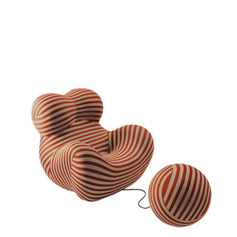 Leisure Integrated Shaping Cotton Ice Silk Lazy Sofa - Bean Bag Chair