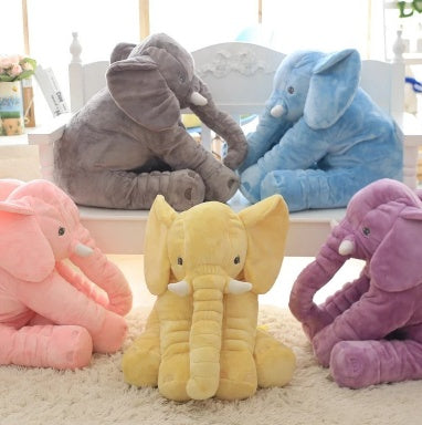 Elephant Plush Pillow with Blanket - Baby Comfort Cushion