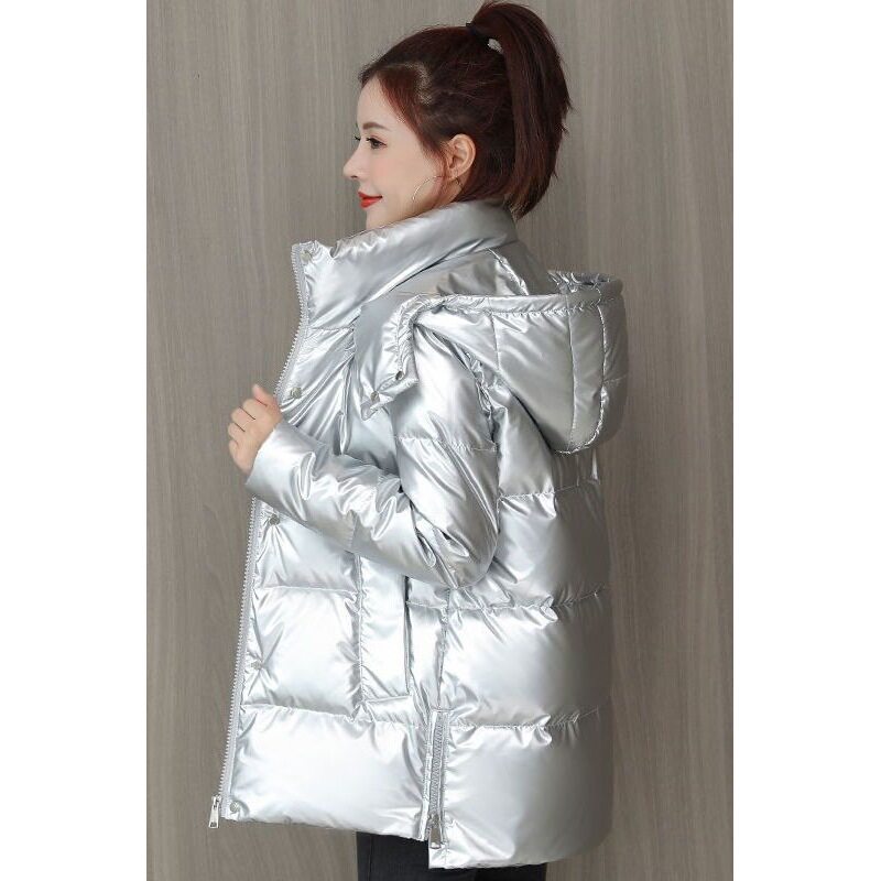 Women's Short Loose Padded Down-Alternative Jacket - Sleeveless Vest with Modal Fiber Filling
