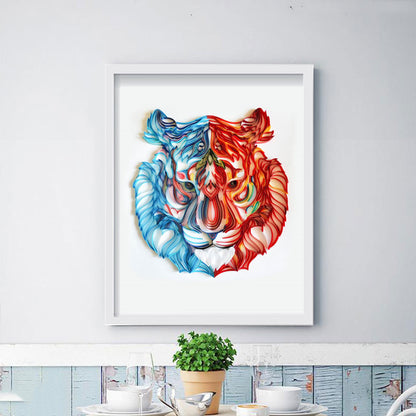 Paper Quilling Art Craft Kit - Animal & Nature Designs with Tools