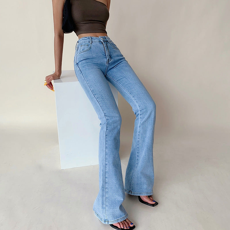 High-Waist Casual Pants - Retro American Style Trousers for Women