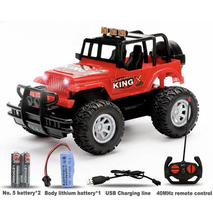 USB Charging Remote Control Toy Car for Kids – 40MHz RC Car with Handle Controller