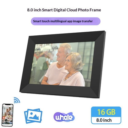 Touchscreen Digital Photo Frame - 32GB Memory with Video & Photo Playback