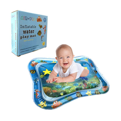 Baby Inflatable Water Play Mat - Tummy Time Activity Pad for Infants