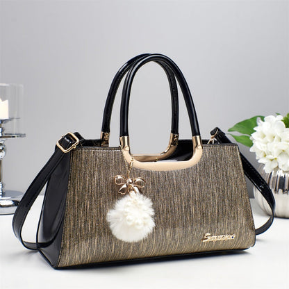 Hollow Out Envelope Crossbody Bag - Waterproof PU Leather Handbag