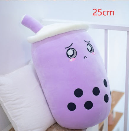 Plush Bubble Tea Pillow Cushion - Soft Stuffed Drink Toy