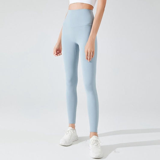 High-Waist Hip-Lifting Fitness Pants - Moisture-Wicking Yoga Leggings