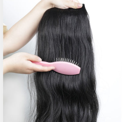 Women's Curly Long Wig Piece - Fluffy Invisible Real Hair Volume Extension
