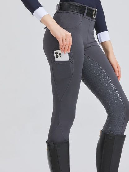 Women's High-Waist Quick-Drying Athletic Pants - Stretch Performance