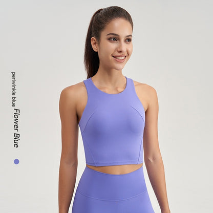Women's Back Design Sports Bra - Sleeveless Workout Fitness Bra