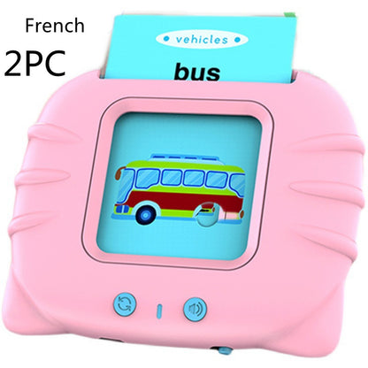 Bilingual Flashcard Learning Machine for Kids – Early Education Story & Word Card Reader
