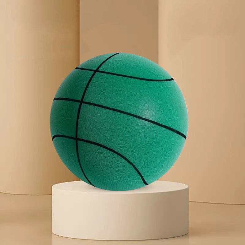 Indoor Silent Foam Basketball Set - Soft High-Density Ball with Hoop for Kids