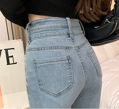 Women's Loose Thin Micro Flared Pants - Spring and Autumn Casual Trousers