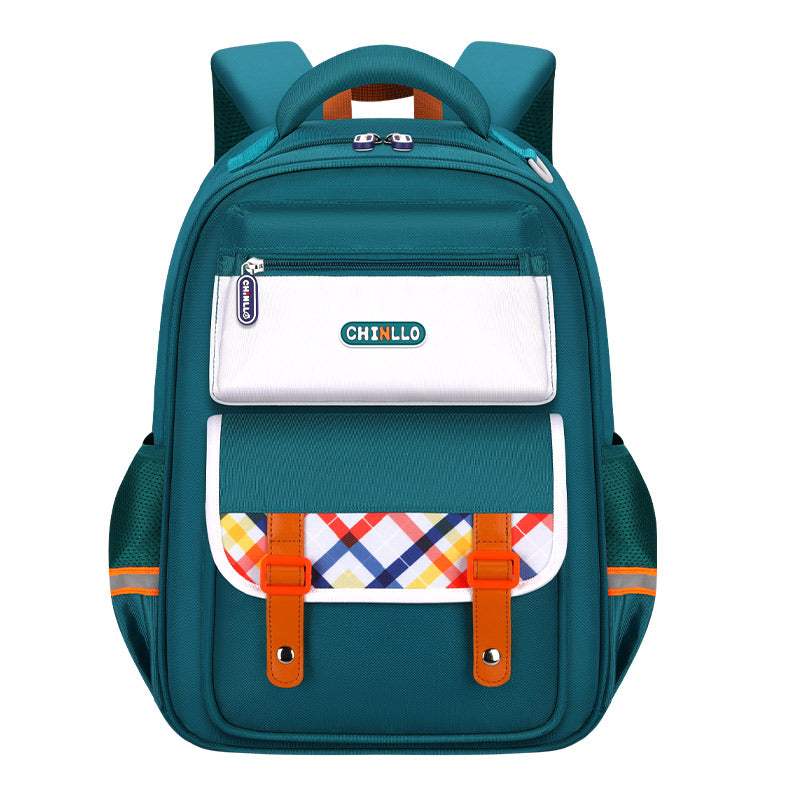 Waterproof Student Backpack - Large Capacity School Bag for Grades 1-6