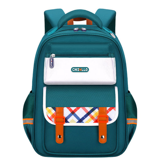 Waterproof Student Backpack - Large Capacity School Bag for Grades 1-6