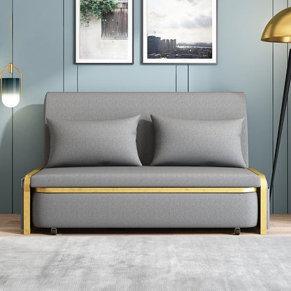 Foldable Sofa Bed - Double Metal Frame Convertible Couch