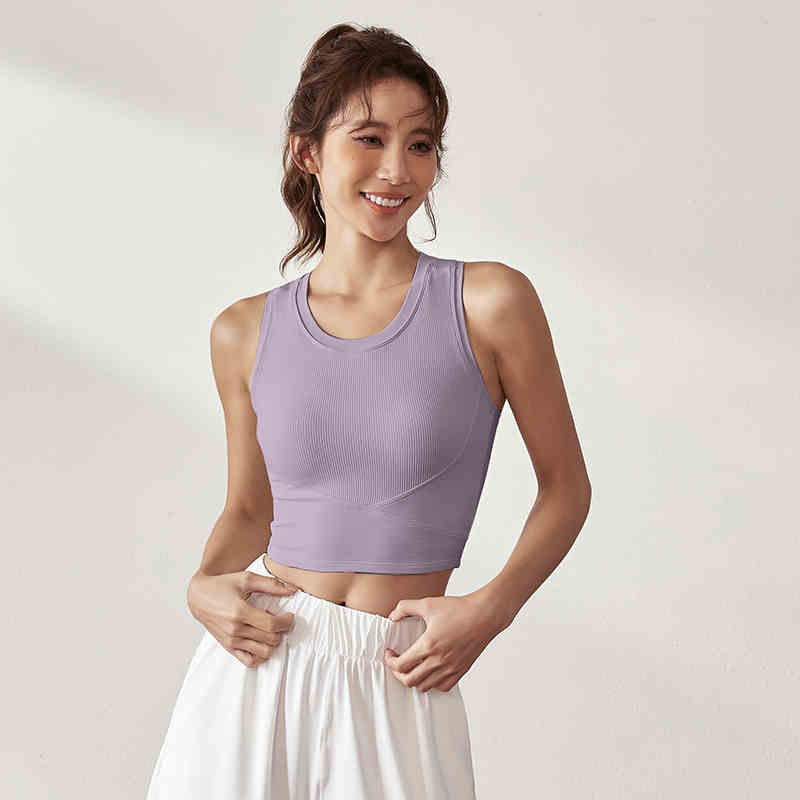Women's Sleeveless Activewear Top - Yoga Running Training
