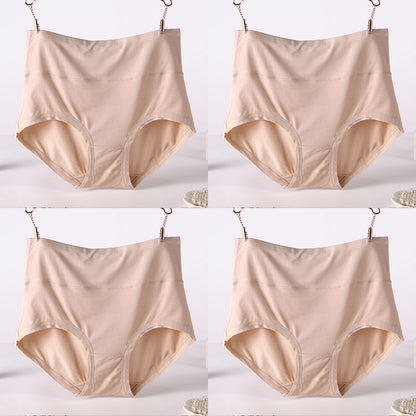 Women's Soft Modal High-Waist Comfort Panties - 4 Pack