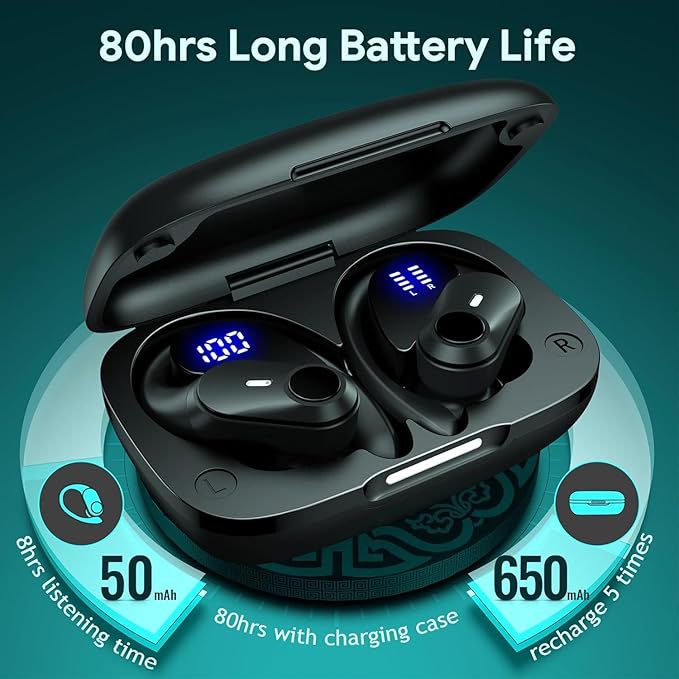 AI Translation Wireless Bluetooth Headphones - Real-Time Multilingual Earbuds with Noise Reduction
