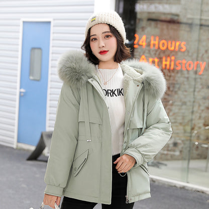 Women's Warm Padded Short Jacket - Fashion Polyester Coat